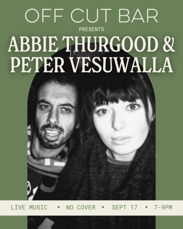 Abbie Thurgood & Peter Vesuwalla official event artwork