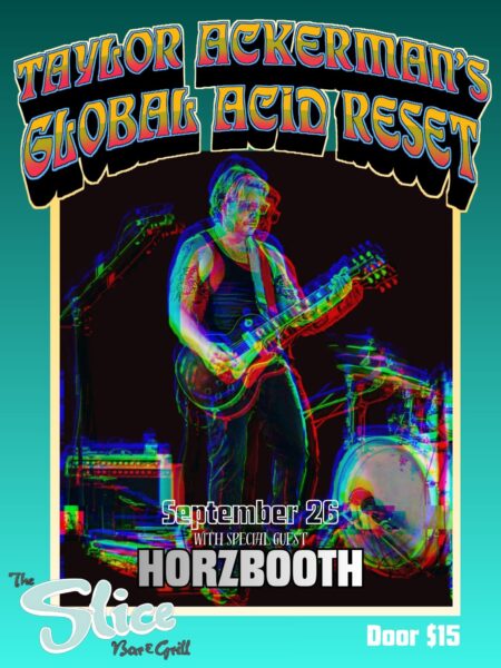 Taylor Ackerman's Global Acid Reset official event artwork